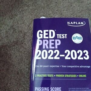 Kaplan Purple GED Prep Guide 2022-2023
